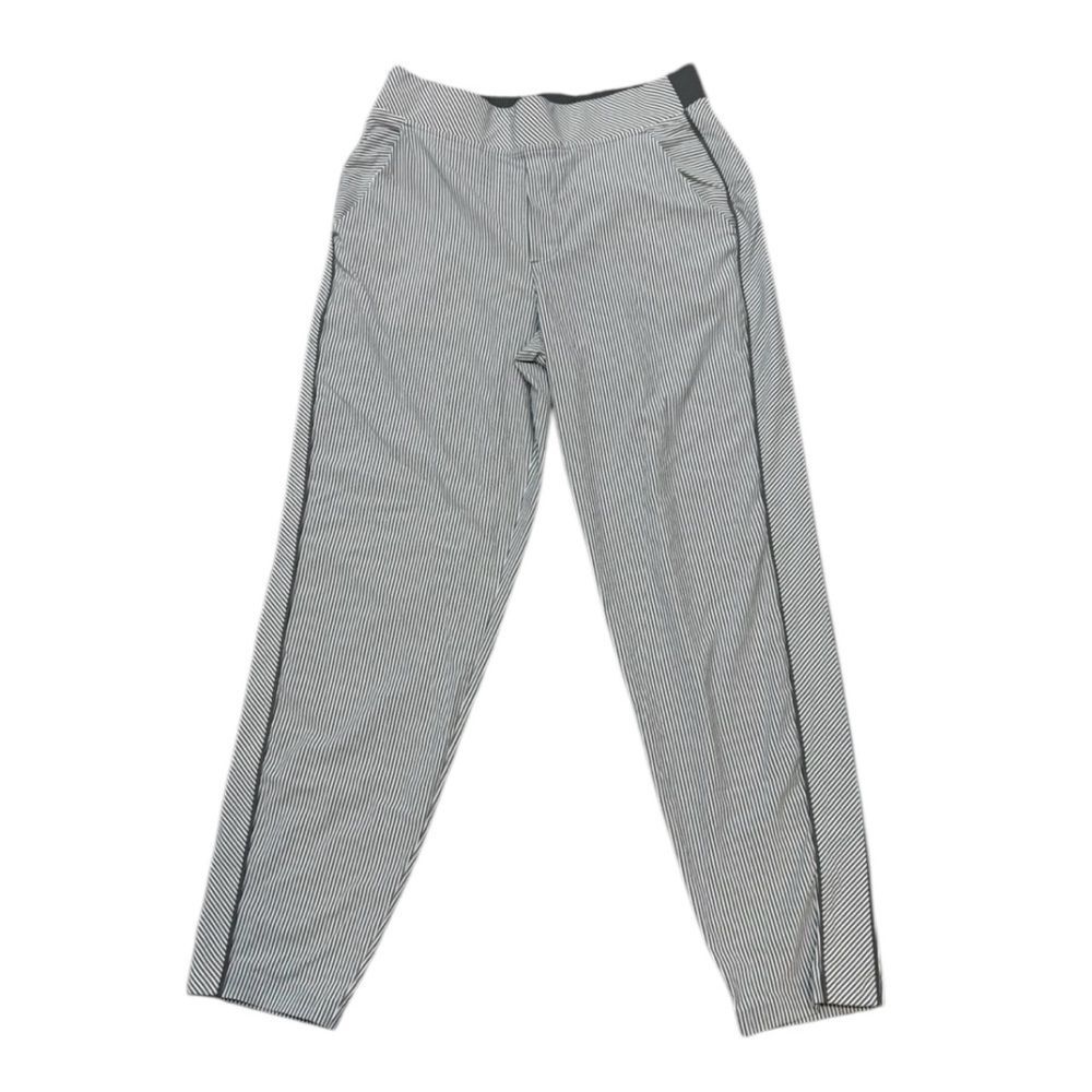 Athleta Brooklyn Textured Ankle Pant Pantalon Cheville Texture Size 8